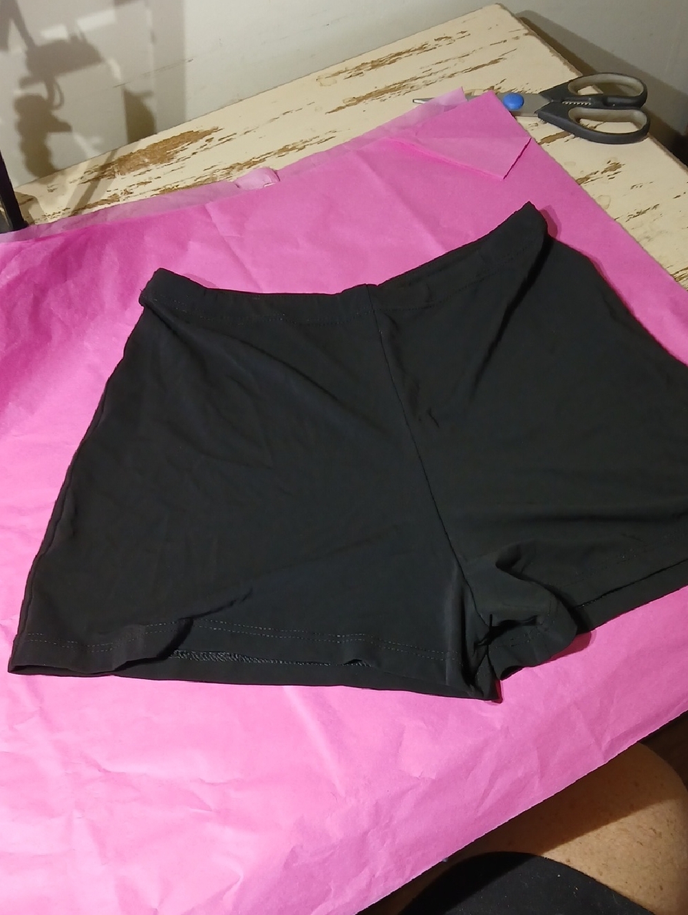 Women's Black Performance Athletic Shorts